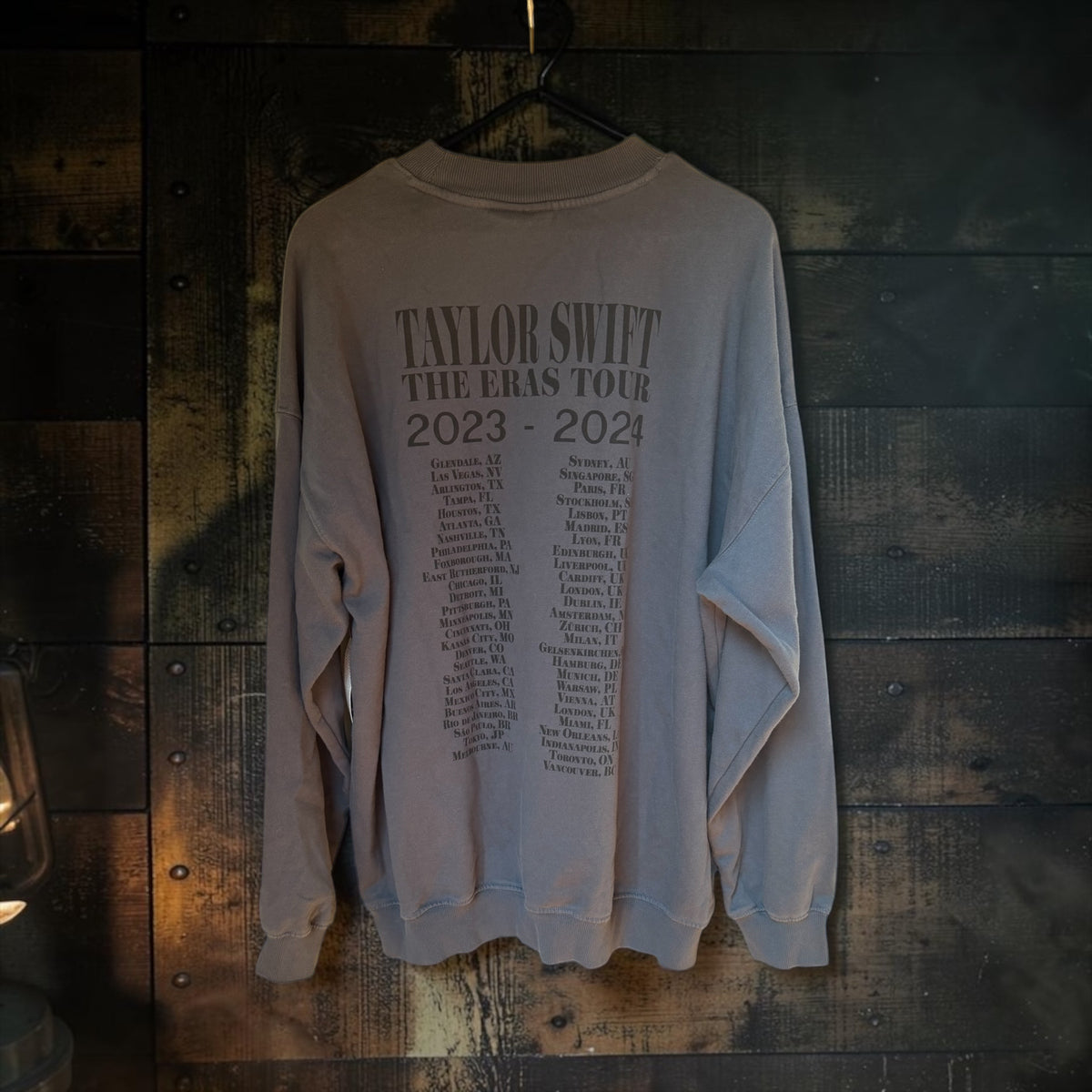 Taylor Swift “The Eras Tour” Size L Crewneck Sweatshirt — Brand New